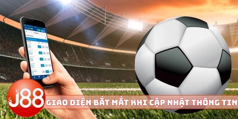 Giao diện bắt mắt khi cập nhật thông tin