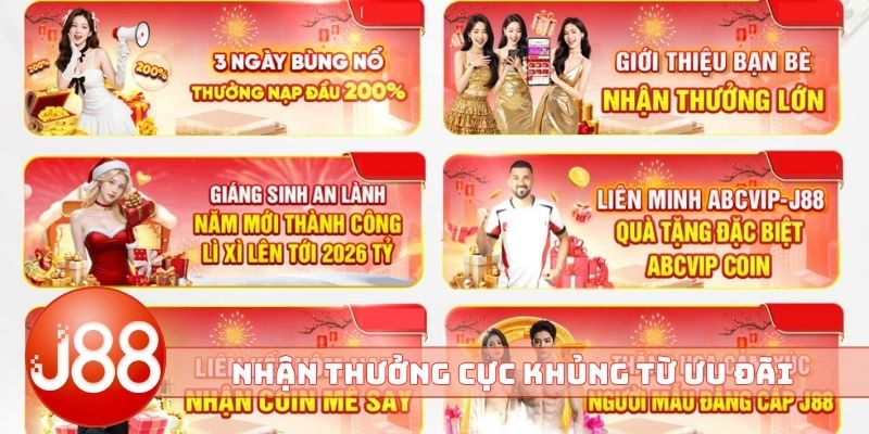 Nhận thưởng cực khủng từ ưu đãi